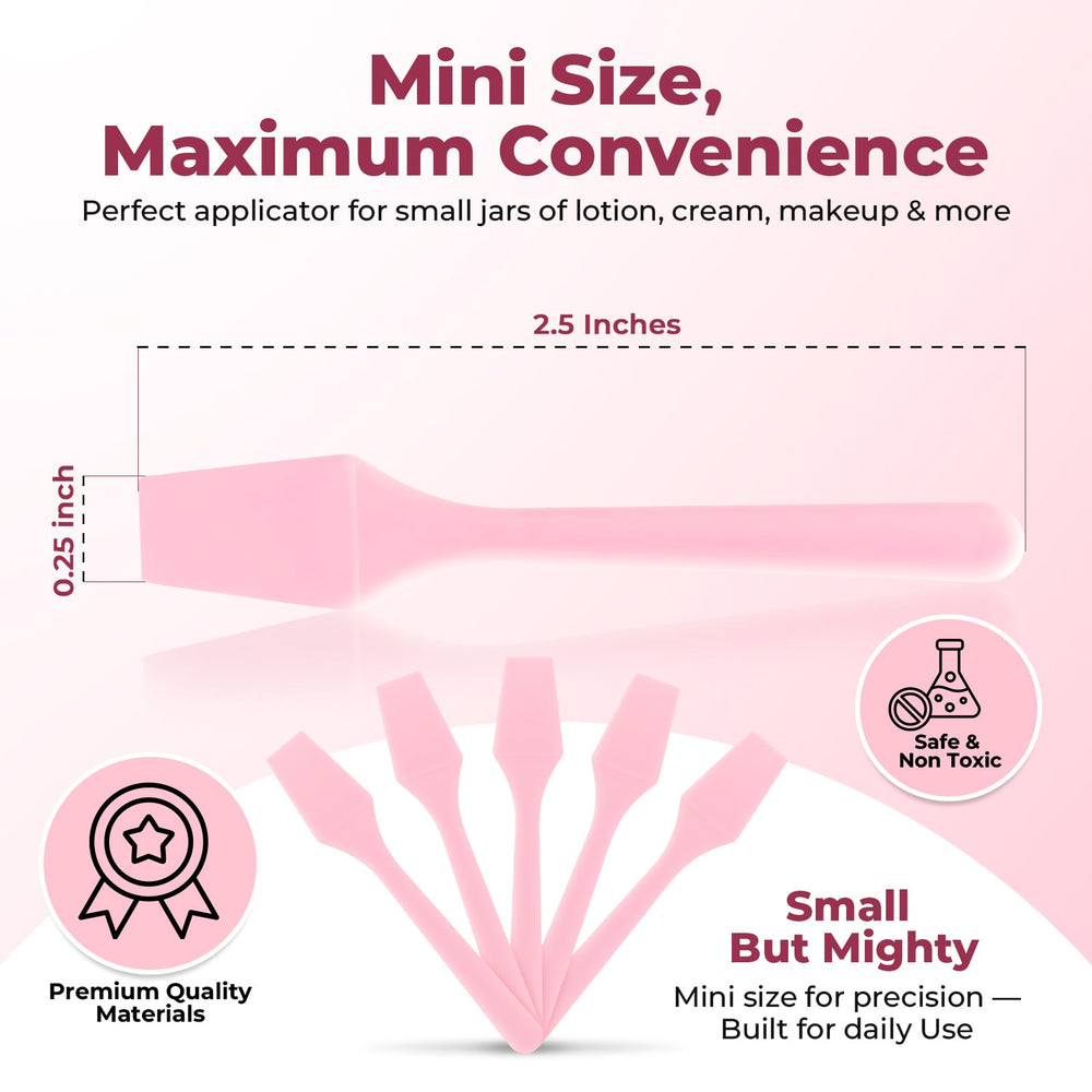 Kopperko aplicador mini para maquillaje rosa práctico en bolsos y viajes