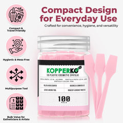 Kopperko espatula desechable para cremas ideal para uso diario y pruebas de productos