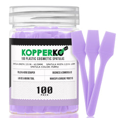 Kopperko espátula facial mini de 2,5 pulgadas para extraer cremas sin manchar las uñas.