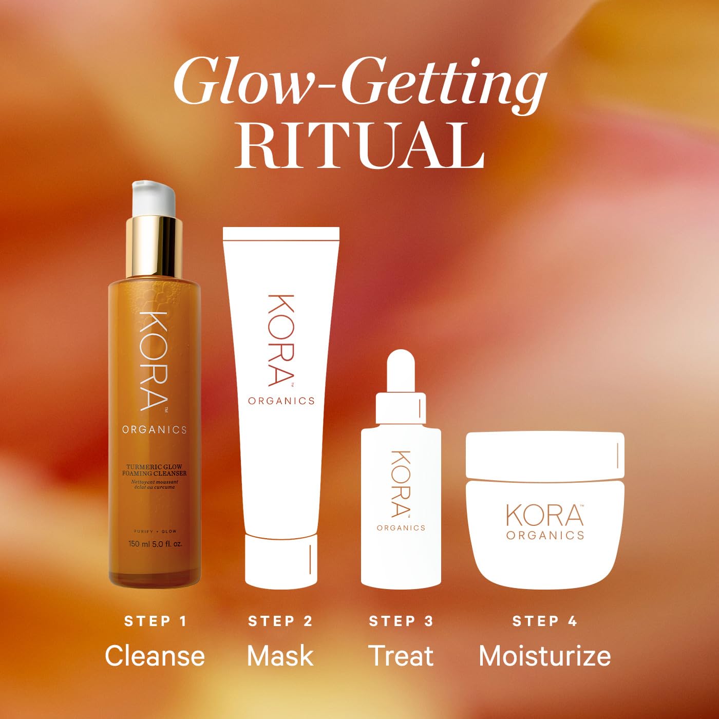 Application et massage sur le visage pour une routine fluide.