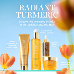 KORA Organics nettoyant curcuma, senteur menthe poivrée, réveil des sens.