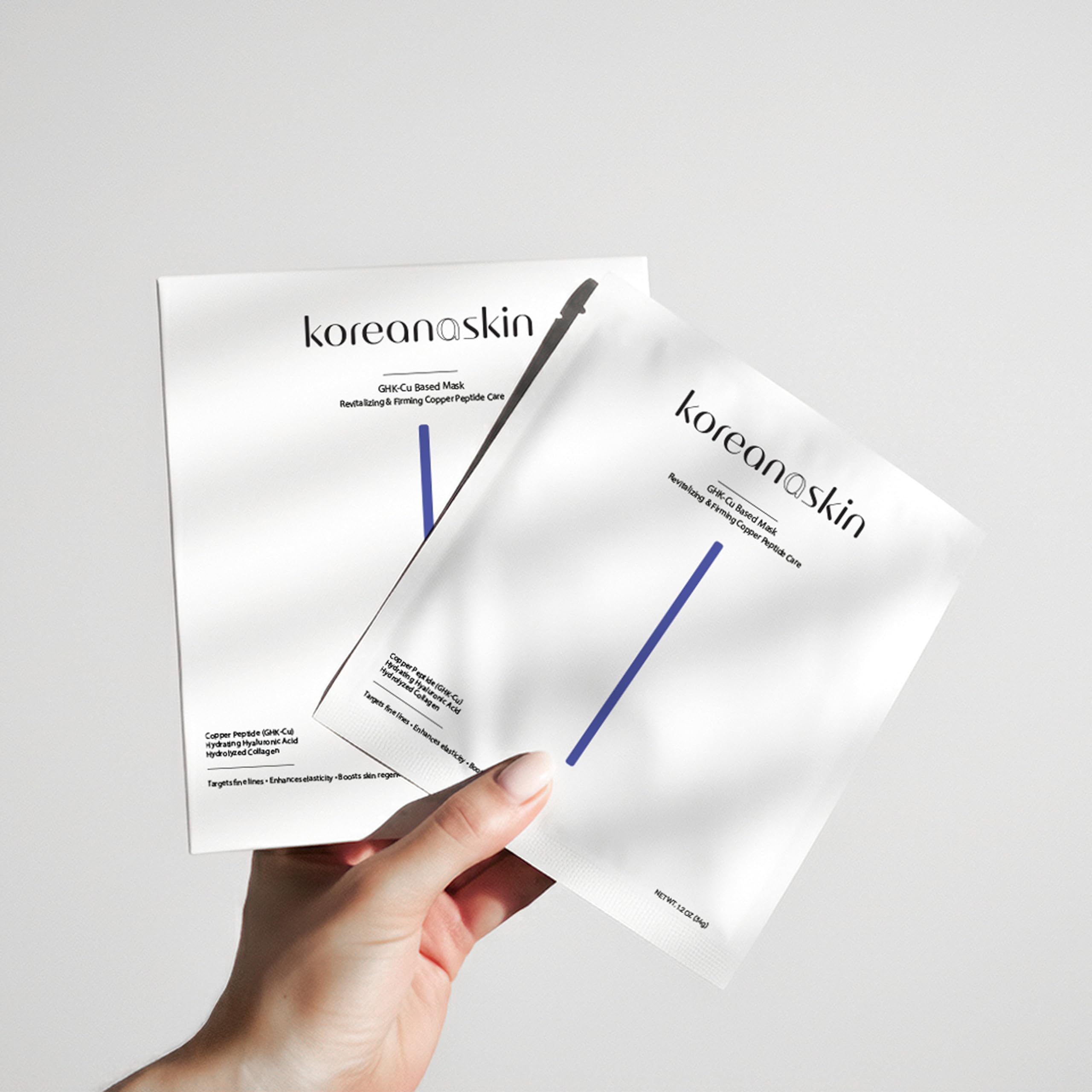 Koreana Skin GHK-Cu mascarilla hidrogel resultados tras uso