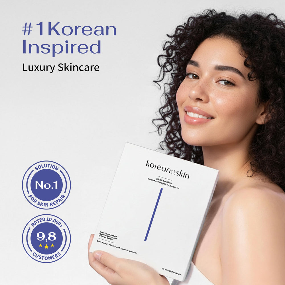 Koreana Skin GHK-Cu mascarilla hidrogel textura refrescante para hidratación