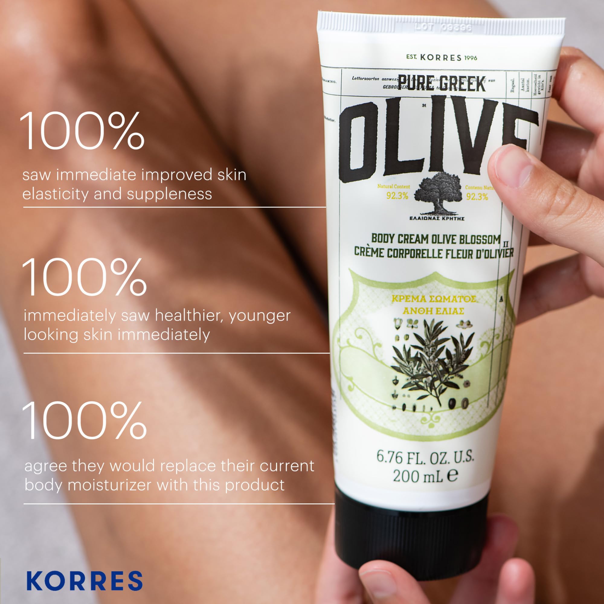 KORRES aceite de oliva griego, vitaminas y antioxidantes para piel nutrida