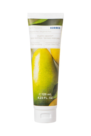 KORRES Elasti-Smooth Manteca para cuerpo en tarro, hidratación duradera y piel suave.