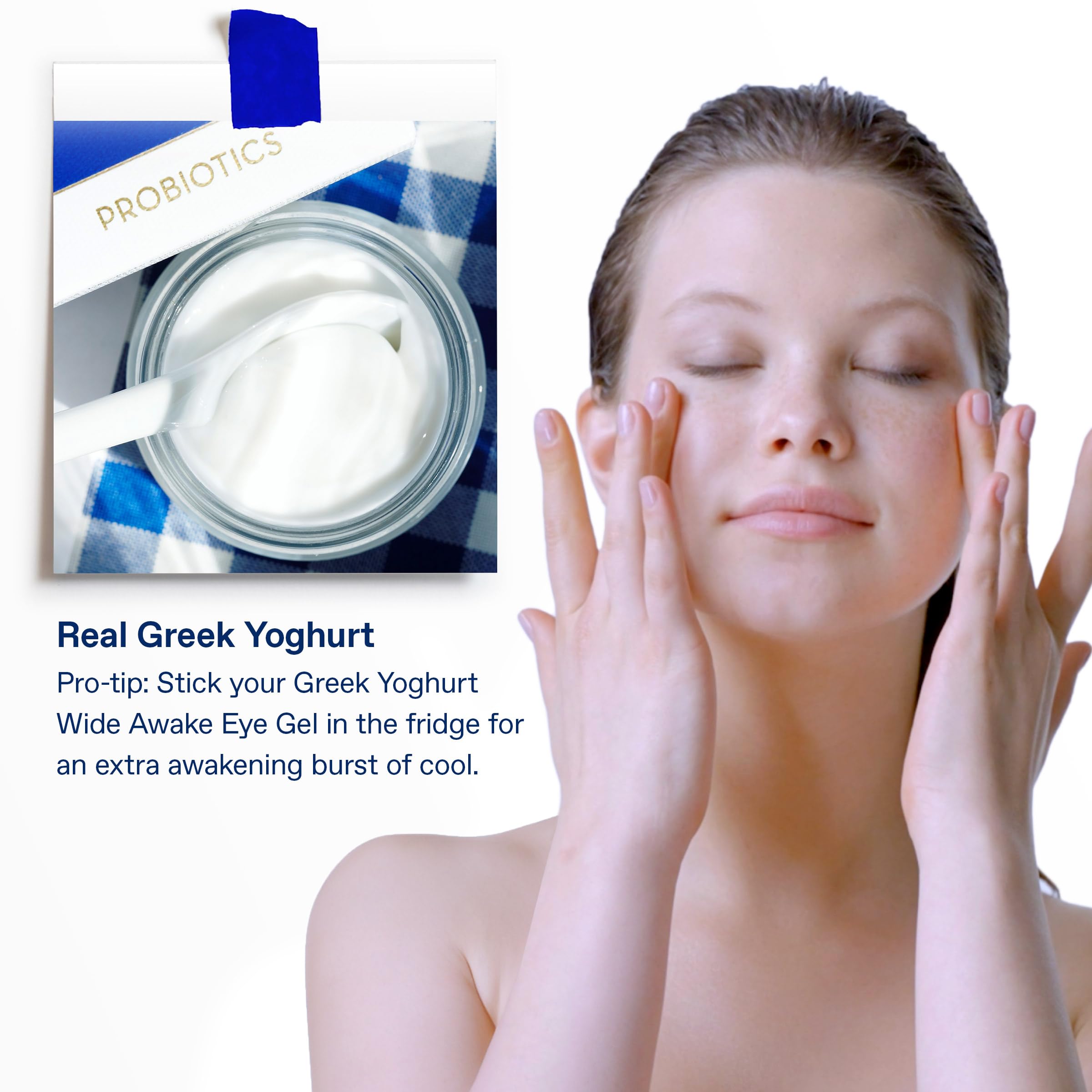KORRES gel refrescante para uso diario en ojos.