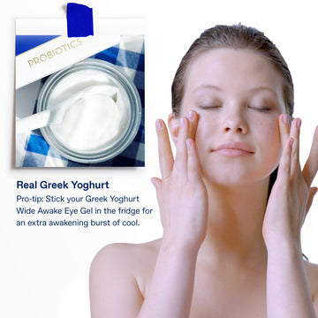 KORRES gel refrescante para uso diario en ojos.