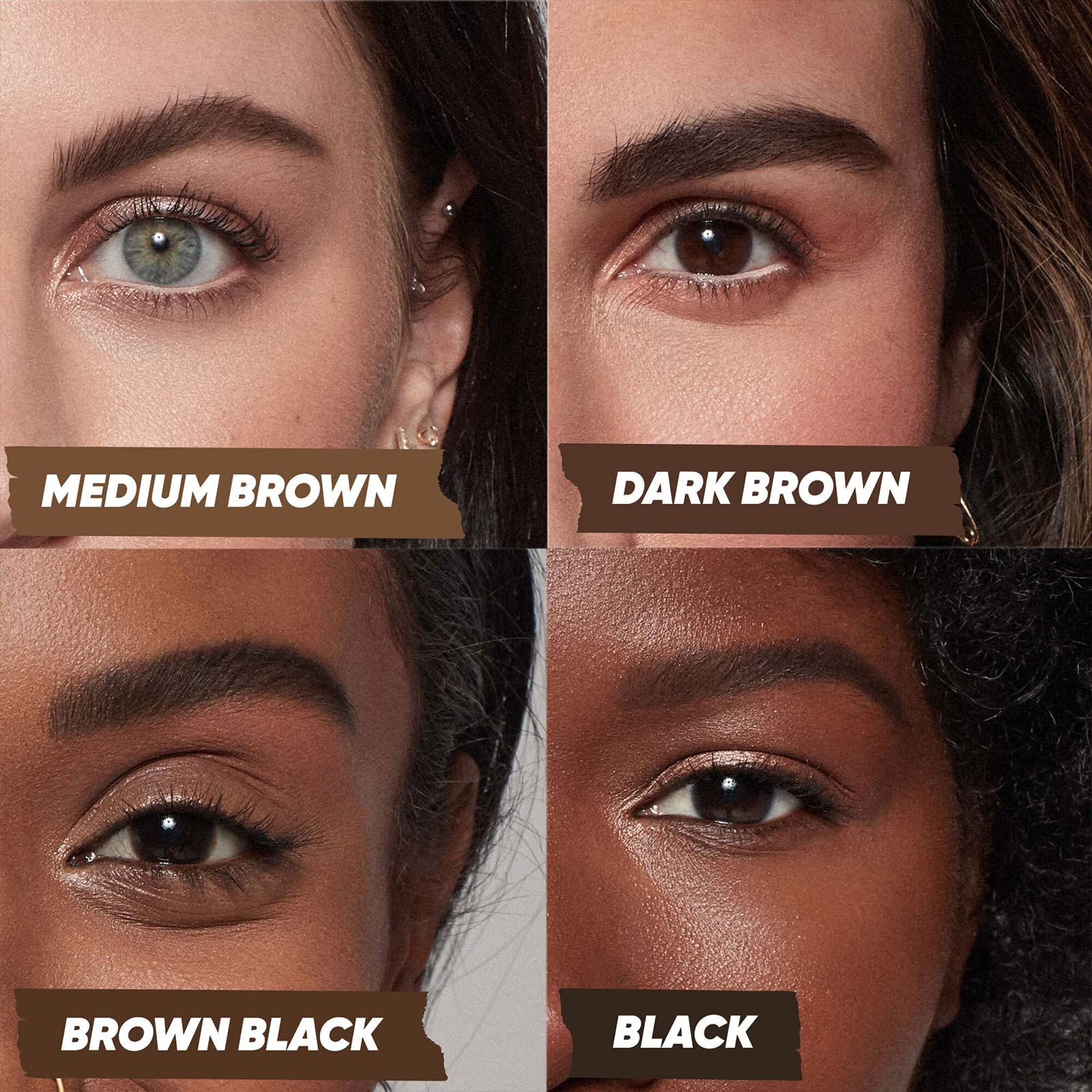 Kosas Air Brow Gel deja un acabado con brillo suave y dimensión.