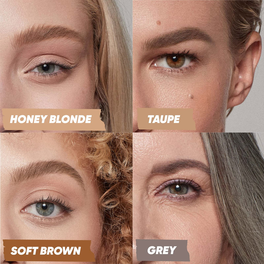 Kosas Air Brow Gel contiene aceite de ricino para nutrir las cejas.