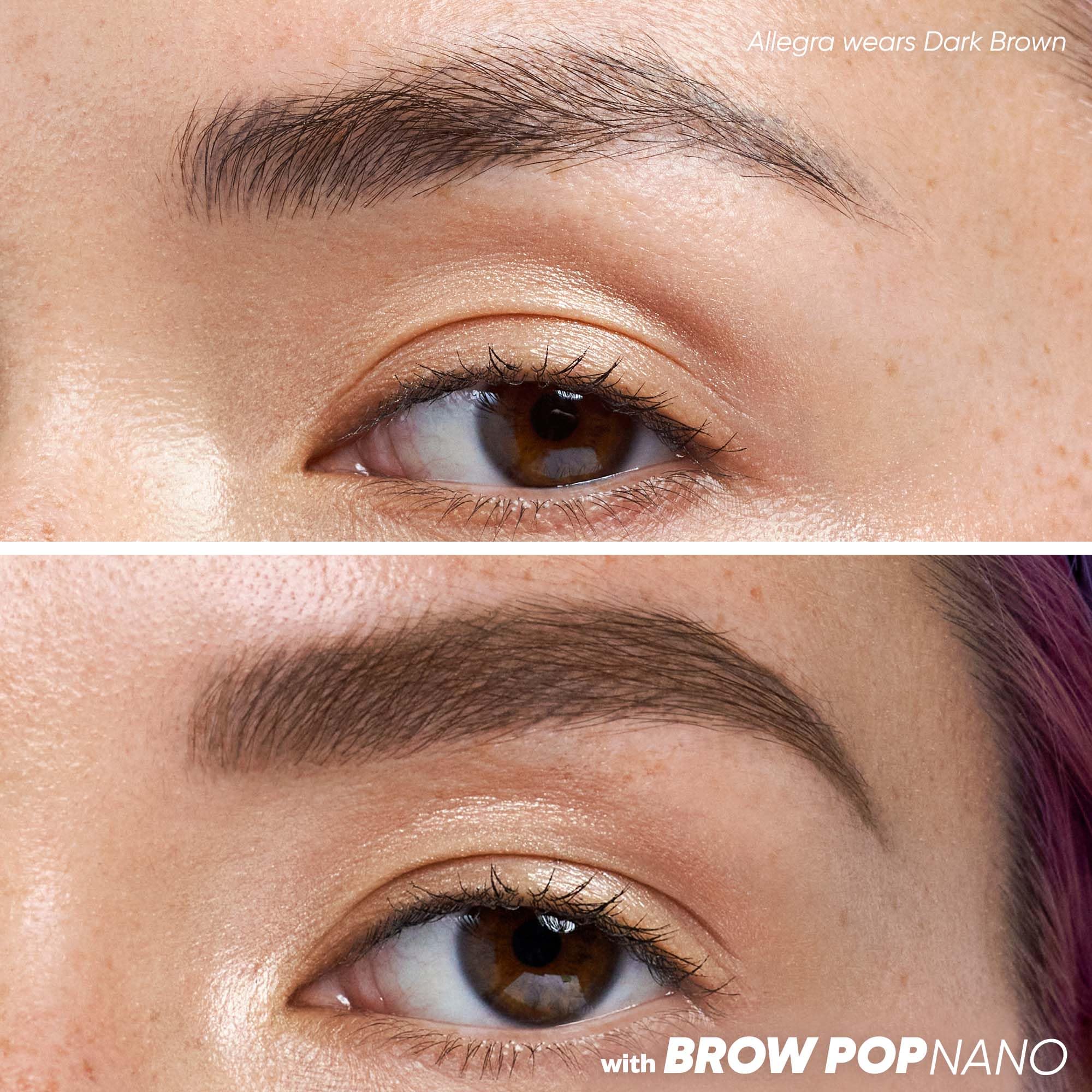 Kosas Brow Pop Nano 1mm detail-stroke for feathered, long-lasting brows.