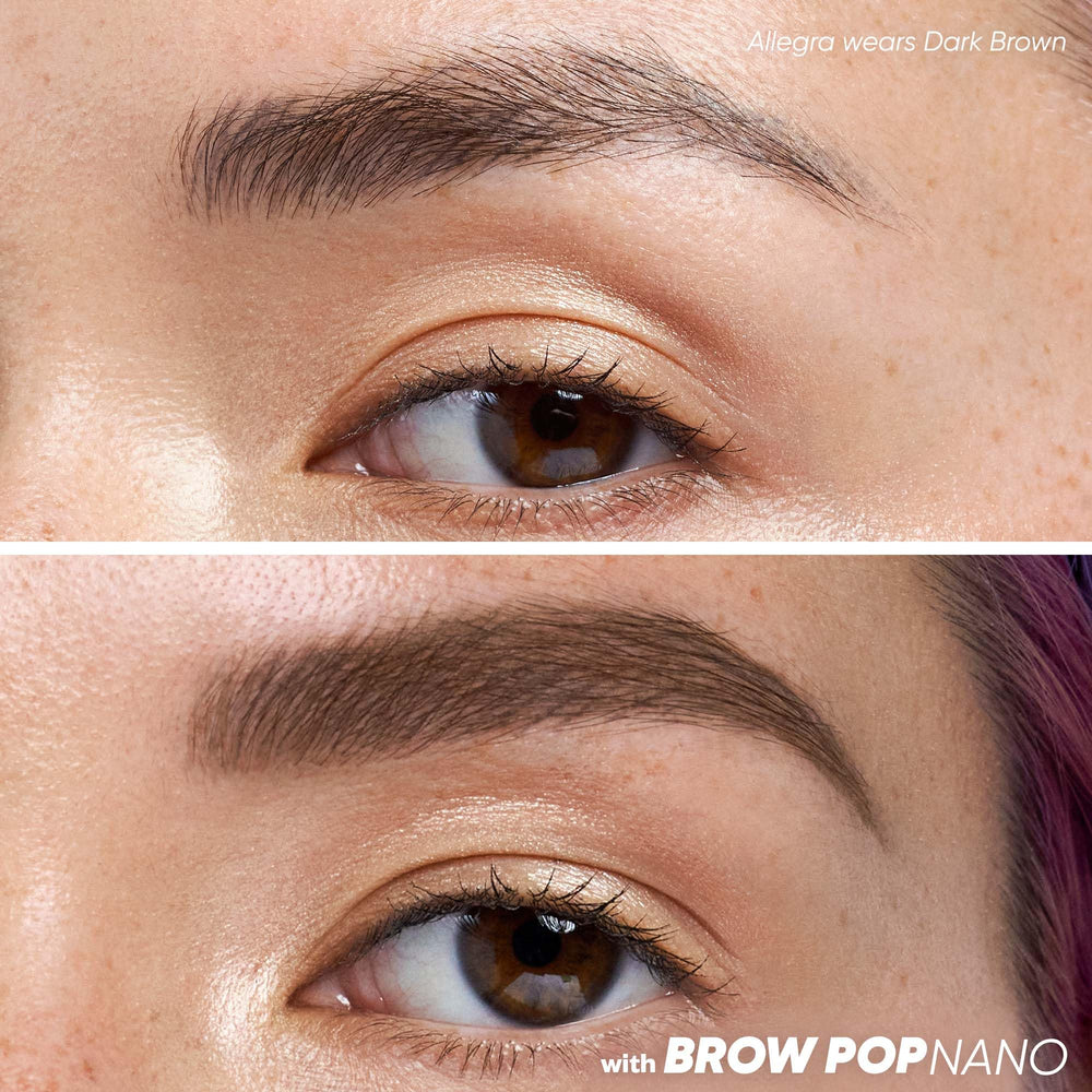 Kosas Brow Pop Nano 1mm detail-stroke for feathered, long-lasting brows.