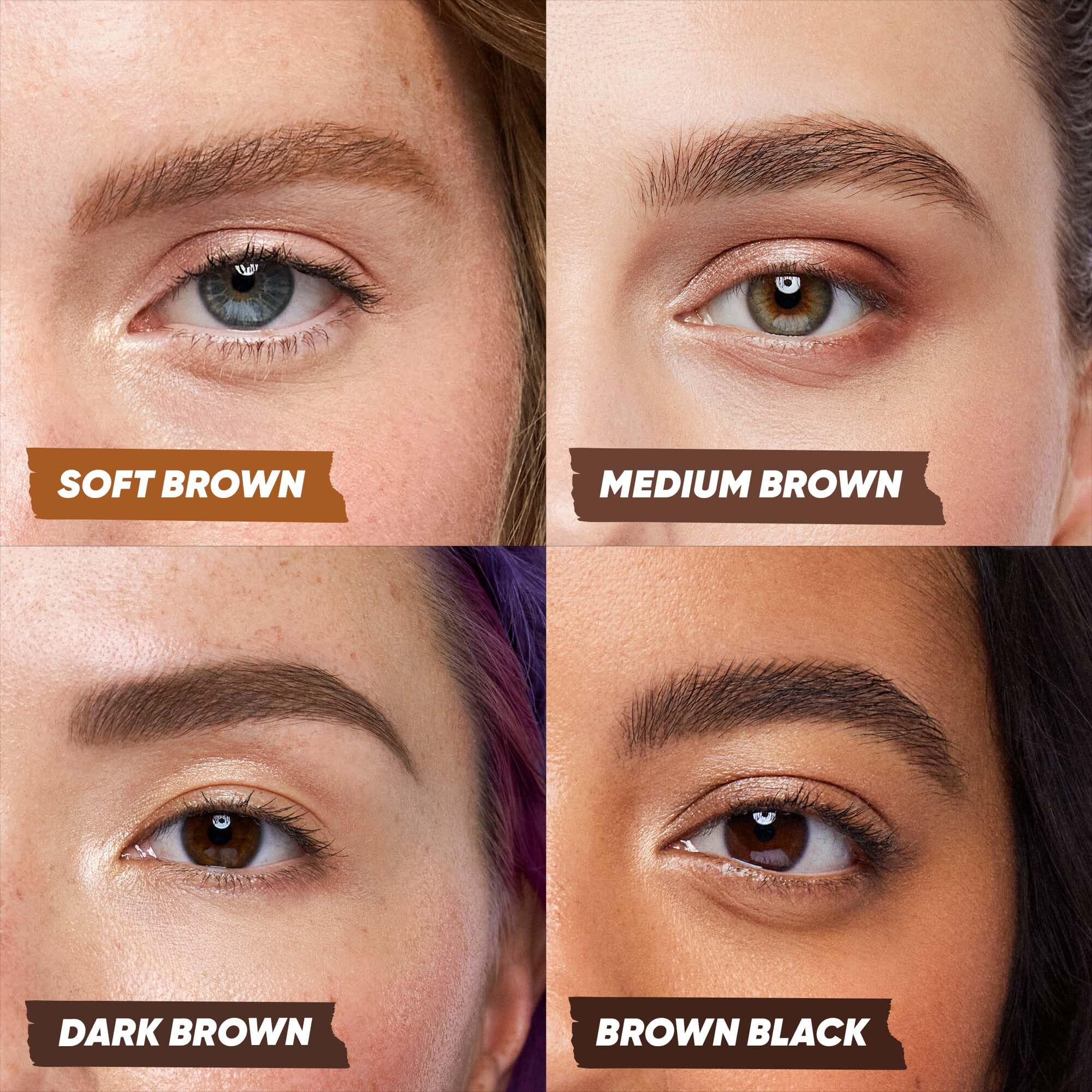 Kosas Brow Pop Nano includes a spoolie for effortless brow grooming.