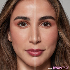 Kosas Brow Pop: pigmento rico para color duradero.