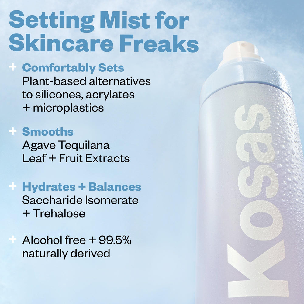 Kosas Cloud Set: aplicación sobre maquillaje para un acabado suave y uniforme