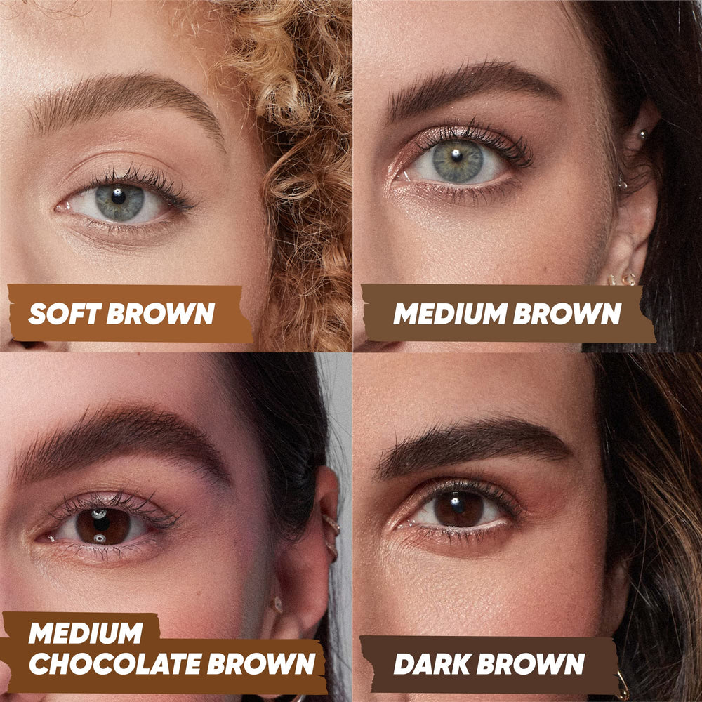 Kosas gel tintado con ingredientes vegetales nutre las cejas.