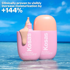 Kosas DreamBeam con ceramidas y péptidos para suavizar y aportar firmeza.
