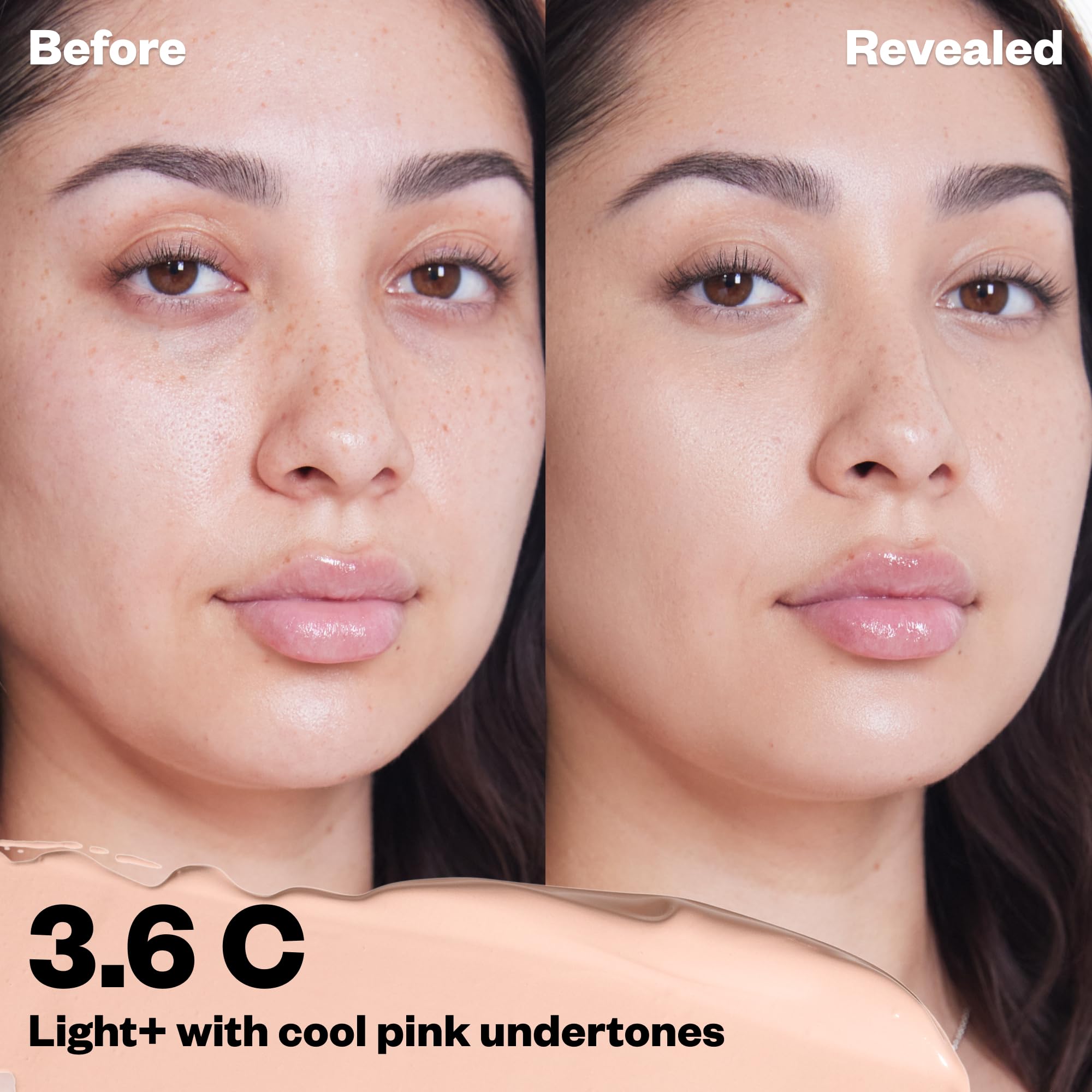 Kosas Revealer Concealer aplicación con dedo, cobertura media para ojeras y manchas