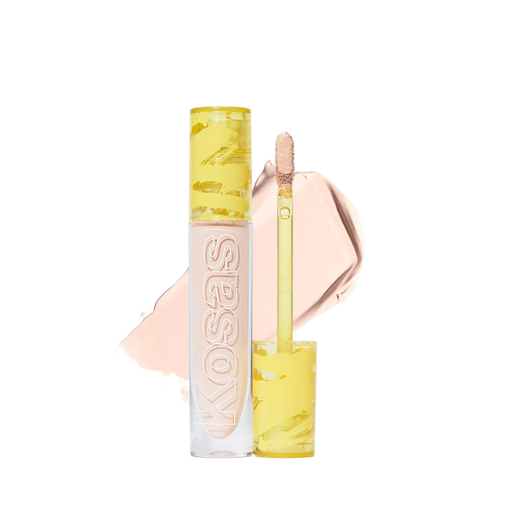 Kosas Revealer Concealer: Tubo cercano mostrando textura suave y cobertura equilibrada.