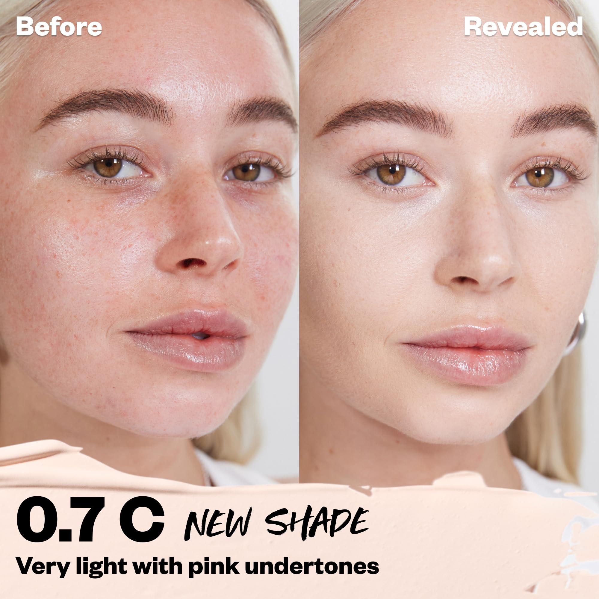 Kosas Revealer Concealer con ácido hialurónico para hidratar la piel.
