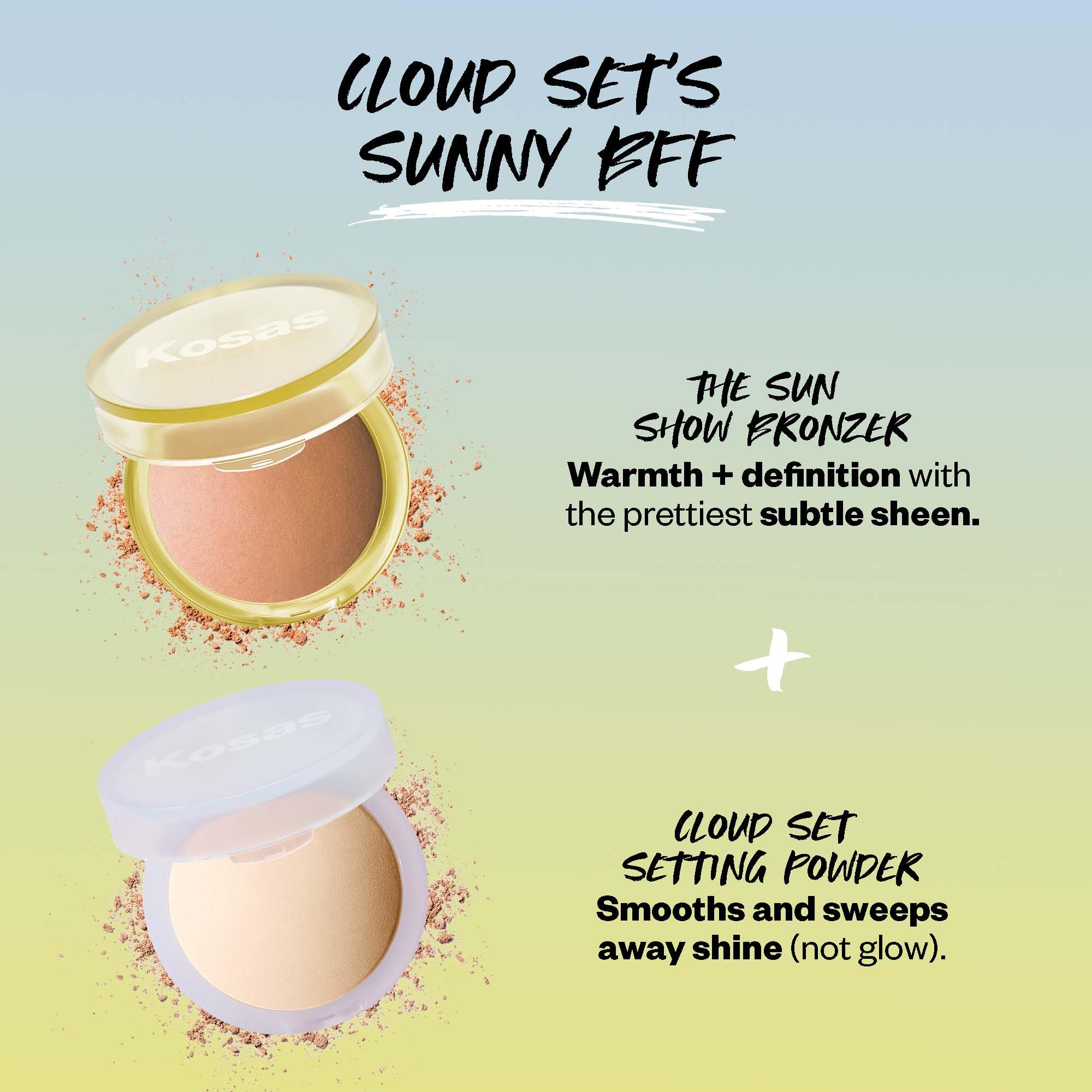 Kosas Sun Show Glowy Warmth aplicación en rostro para glow suave