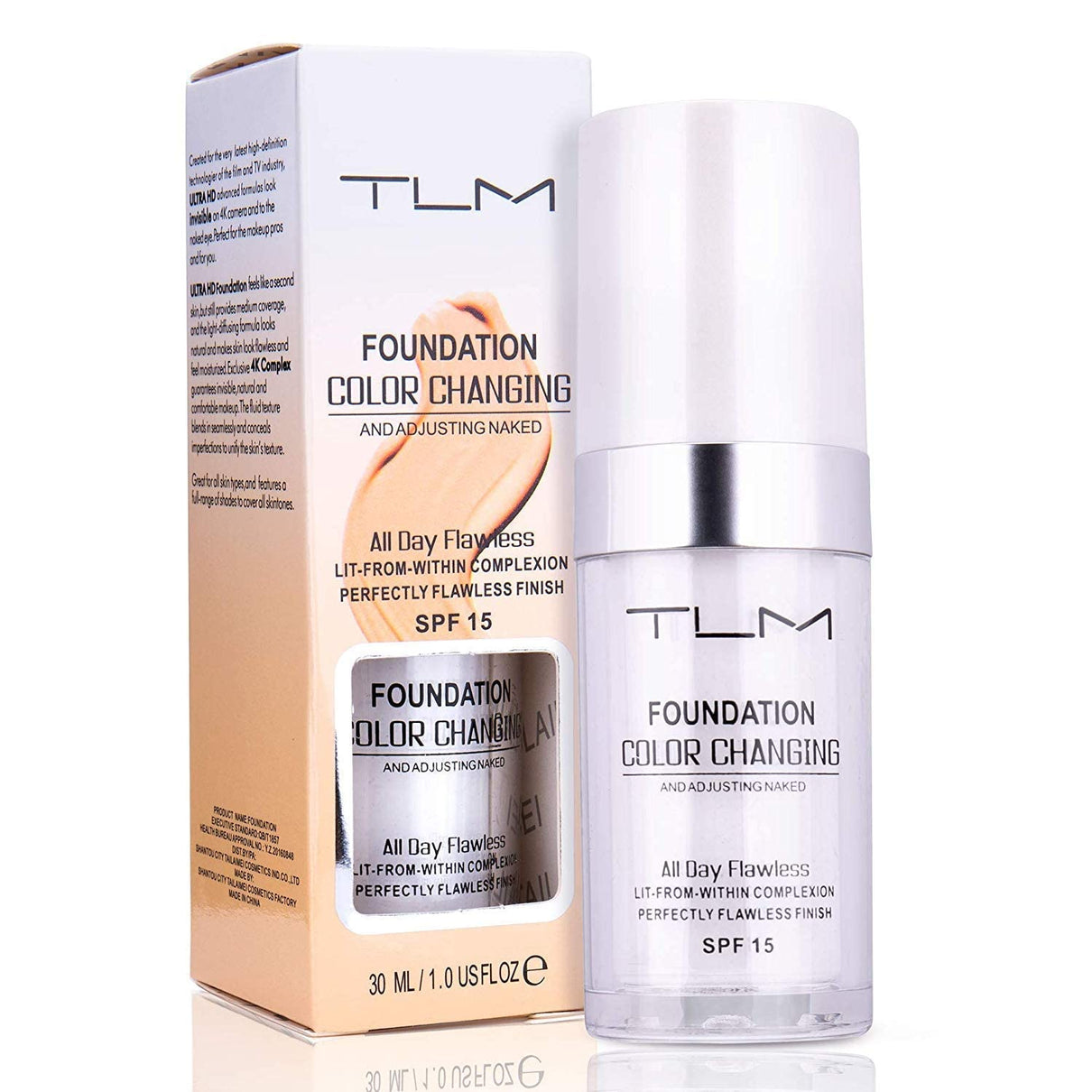 KOSIMI 30ml TLM cambia color para tono natural de piel.