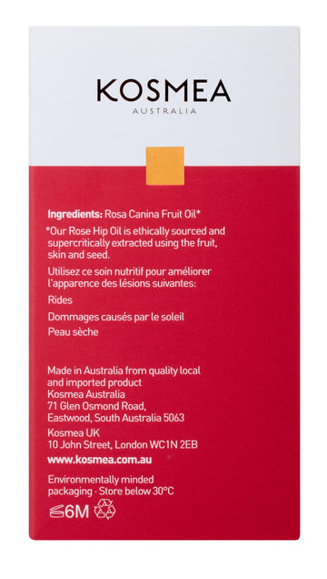 Kosmea Aceite Rosa Mosqueta-cuidado facial y corporal para uso diario.