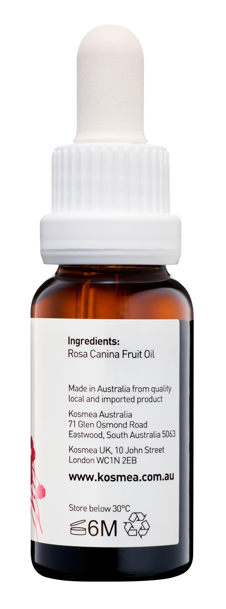 Kosmea Aceite Rosa Mosqueta-penetración suave para textura de piel.