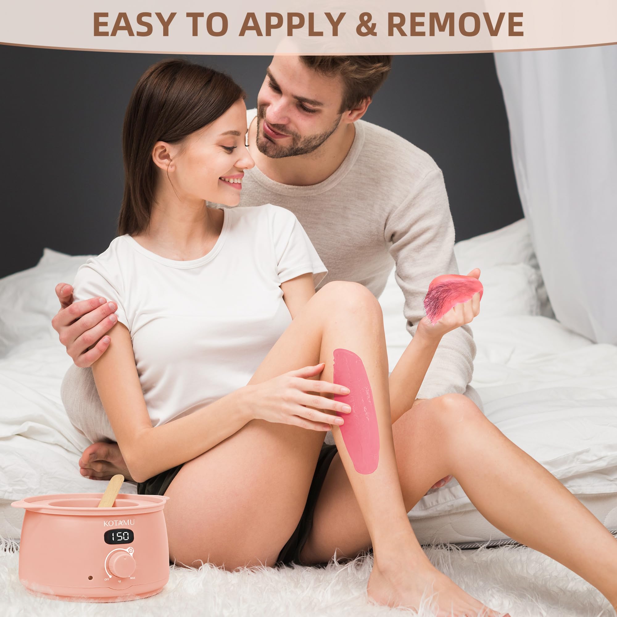 Kotamu Aceite Pre-Cera Rosa, prepara la piel para una sesión más suave.