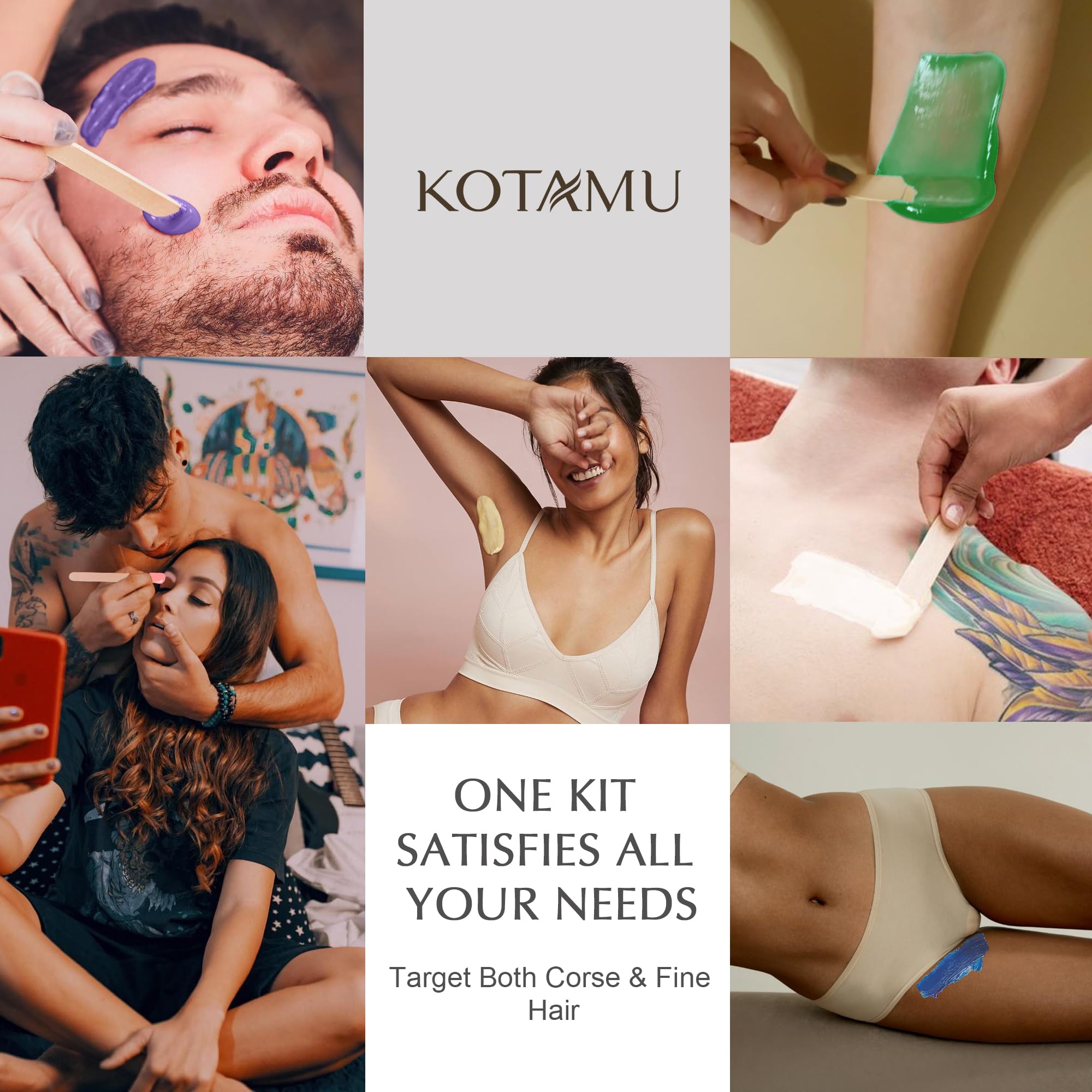 Kotamu aceite pre y post depilación, cuida la piel tras la sesión.