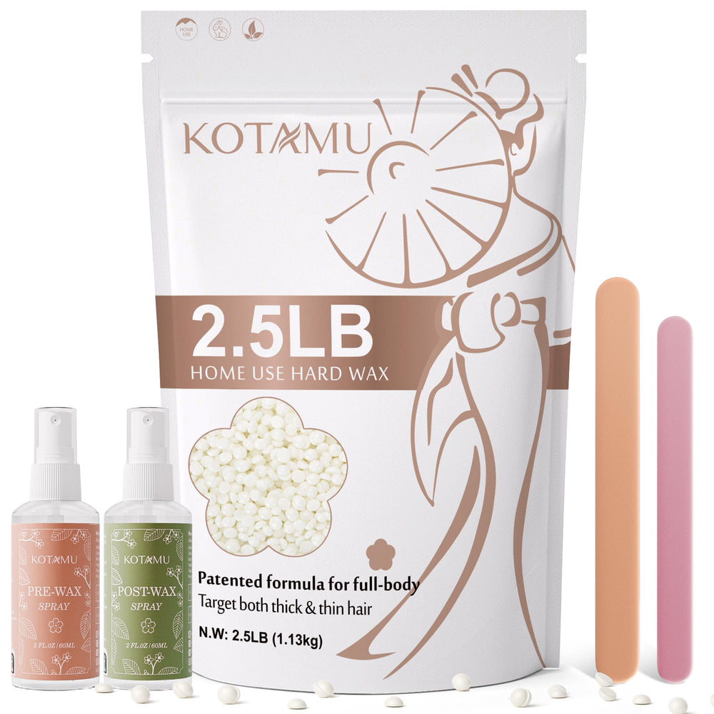 Kotamu bolas de cera dura para uso doméstico, depilación cómoda en casa.