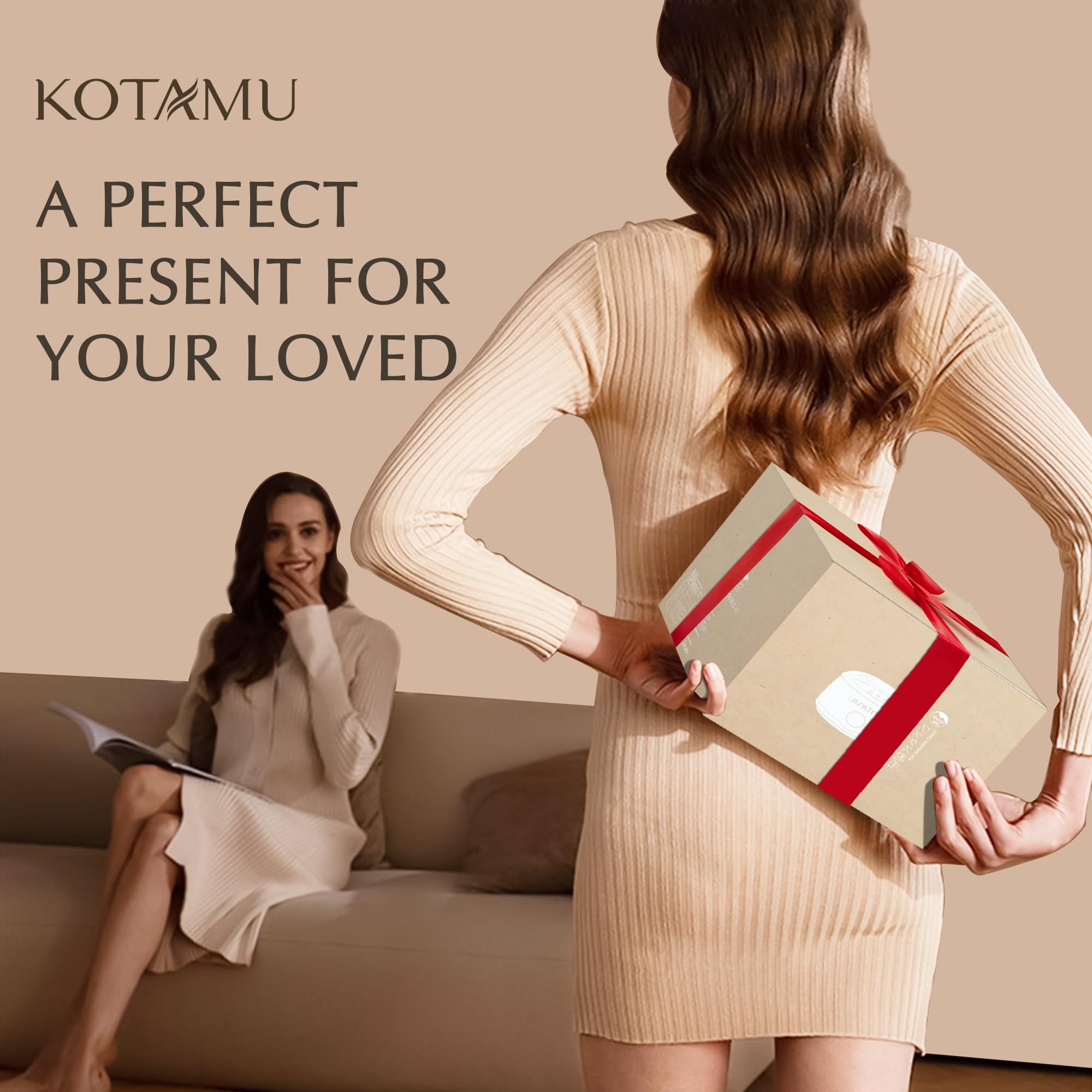 Kotamu kit depilación piel sensible, formulado para mayor confort.
