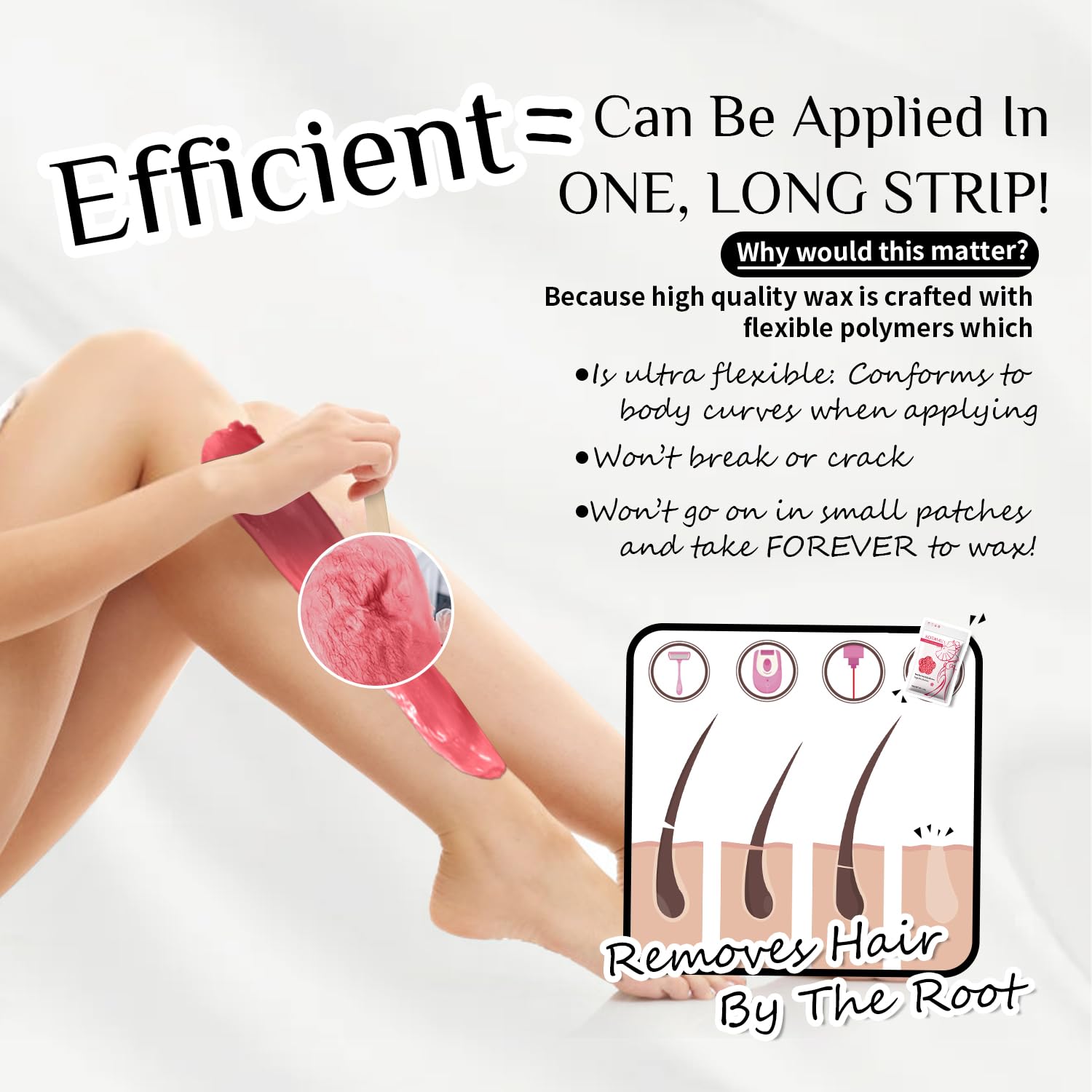KOTAMU Brazilian bikini waxing at home with ease