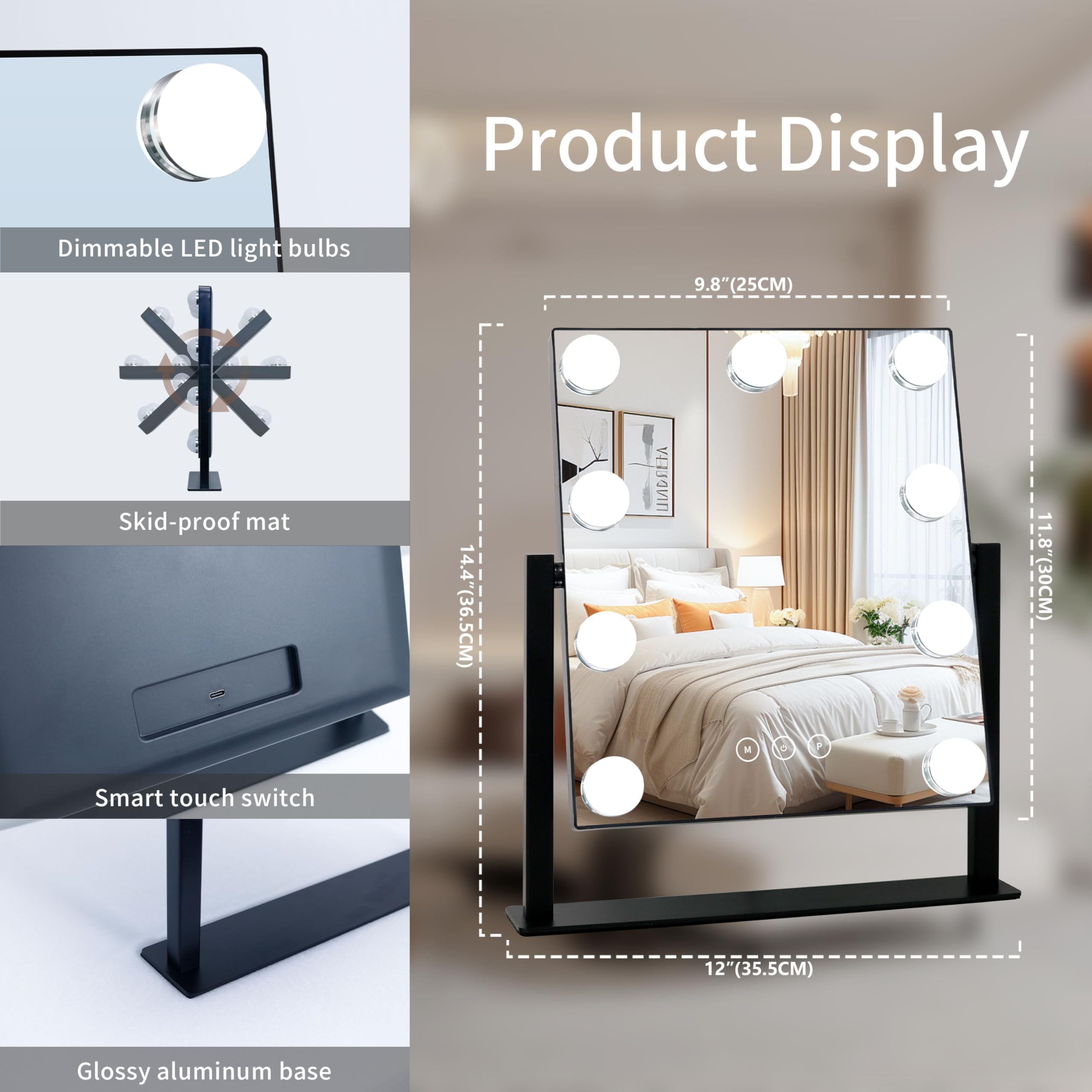 Kotdning: diseño compacto ideal para tocadores pequeños y viajes.