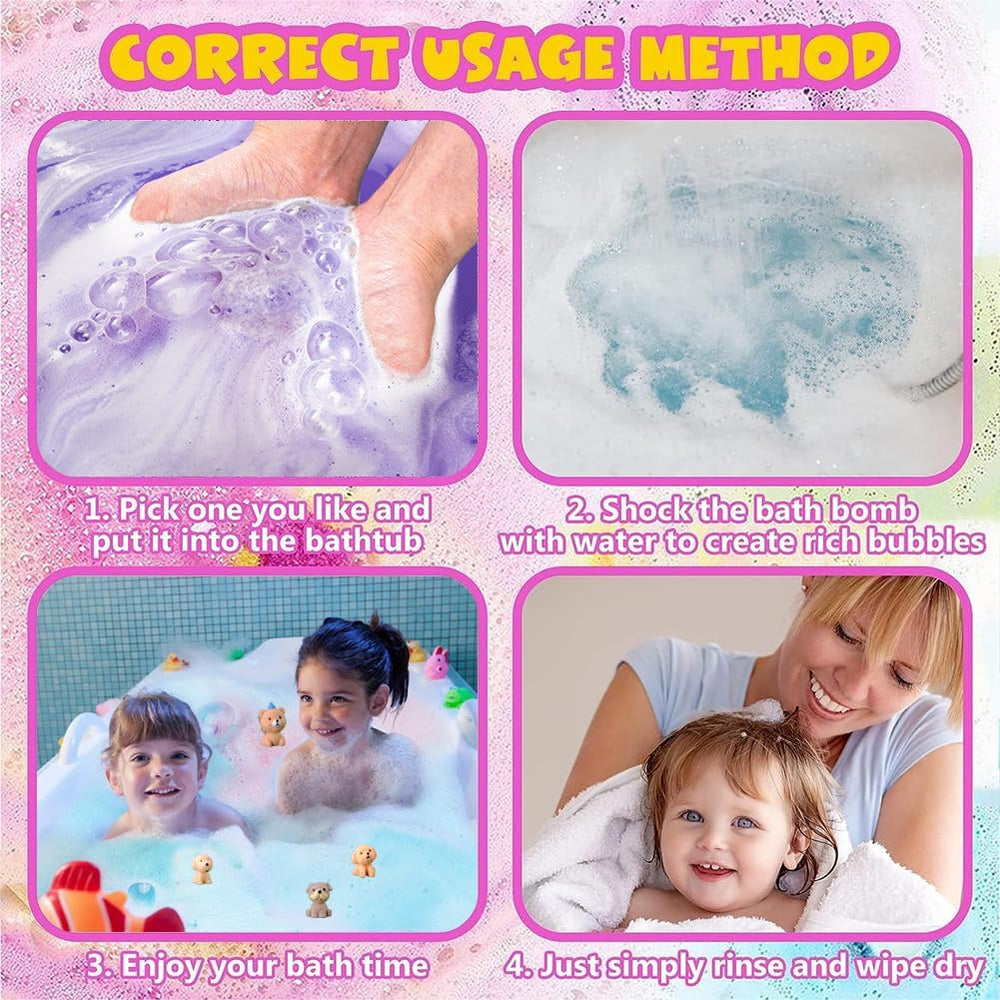 Kottke ingredientes seguros y suaves para bombas de baño infantiles.