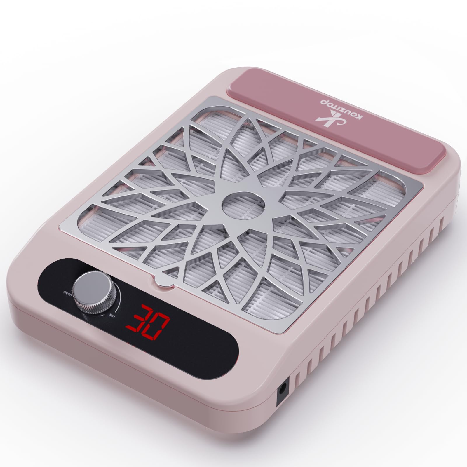 Kouzitop colector polvo uñas, ideal para trabajos de uñas en estudio y móvil.