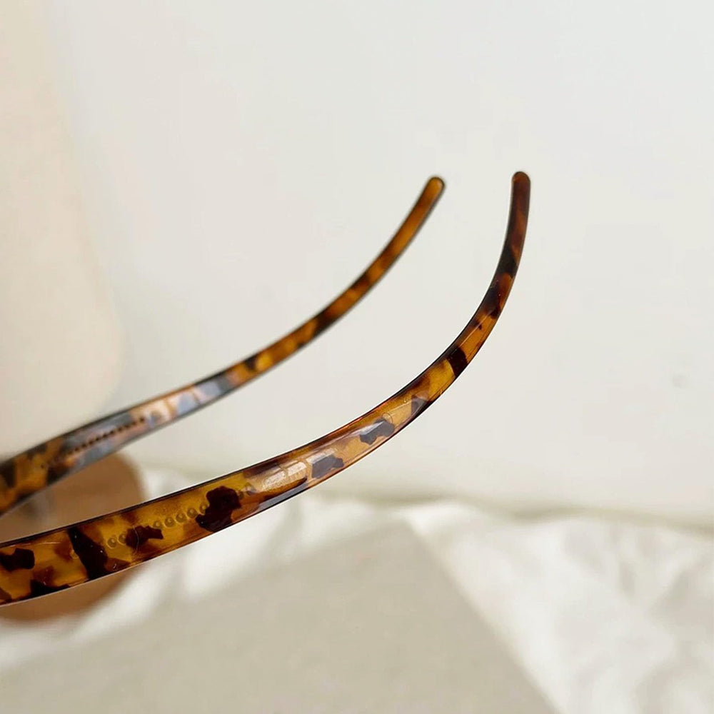 KOVOLITU juego de dos bandas con estampado leopardo, versátil