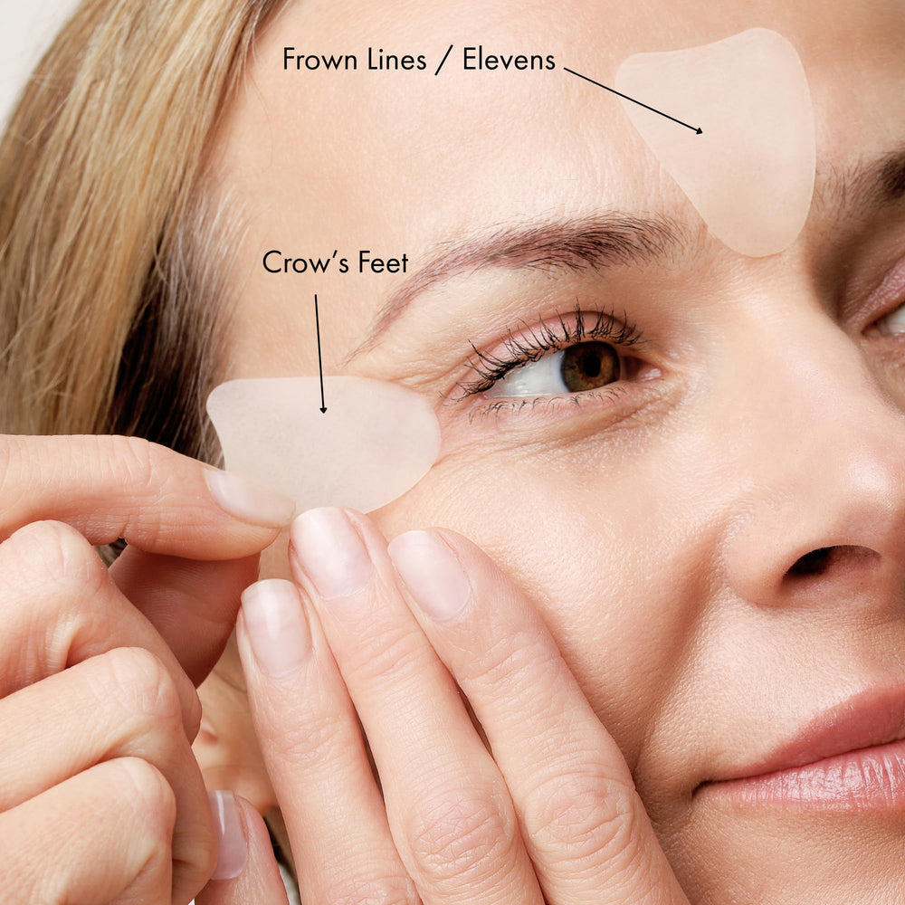 KPLUS parches antiarrugas para contorno de ojos, reducen líneas finas nocturnas