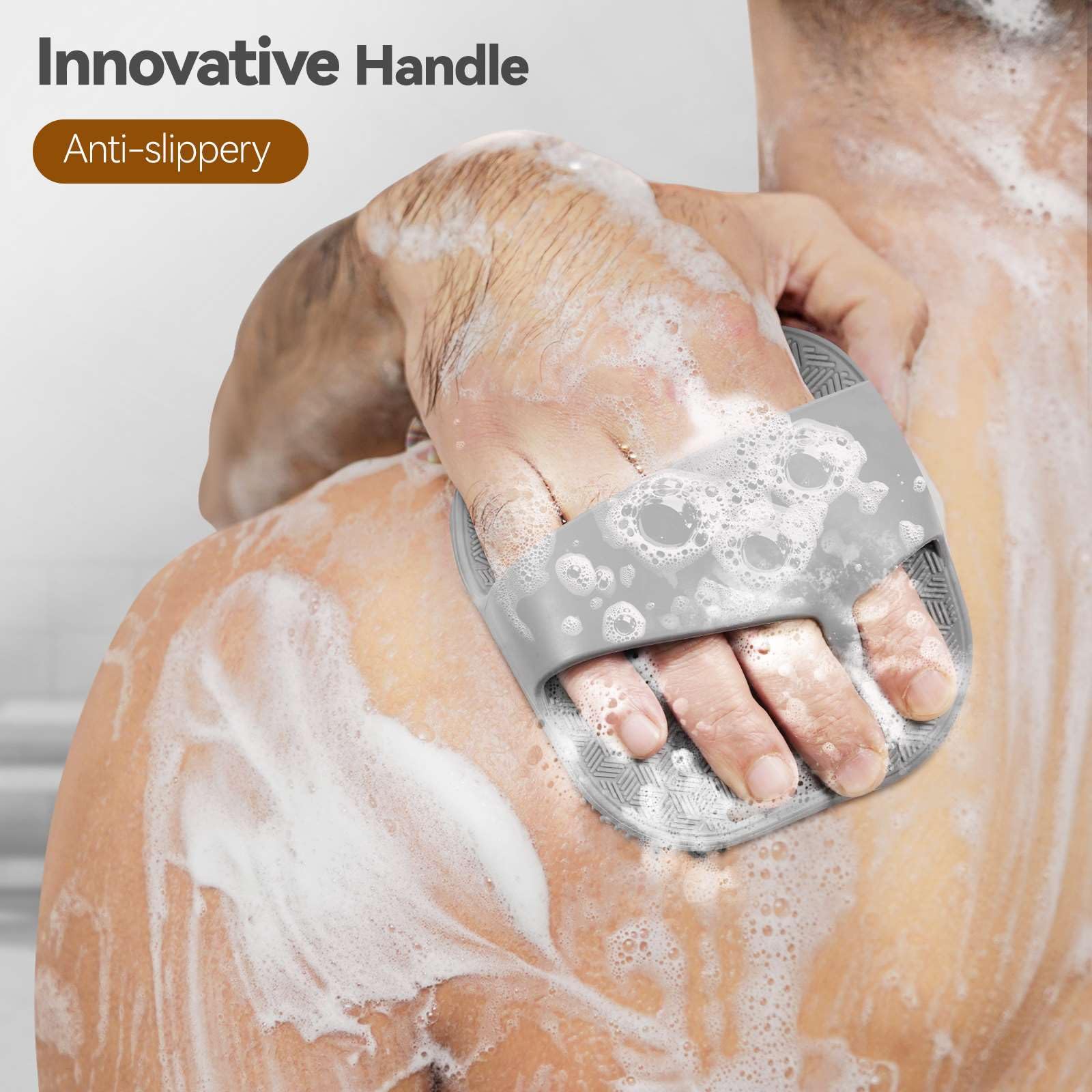 Kpyphm exfoliante de silicona para piel sensible, suave y seguro
