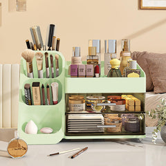 KQJS organizador acrílico para cosméticos, superficie limpia y limpieza sencilla.