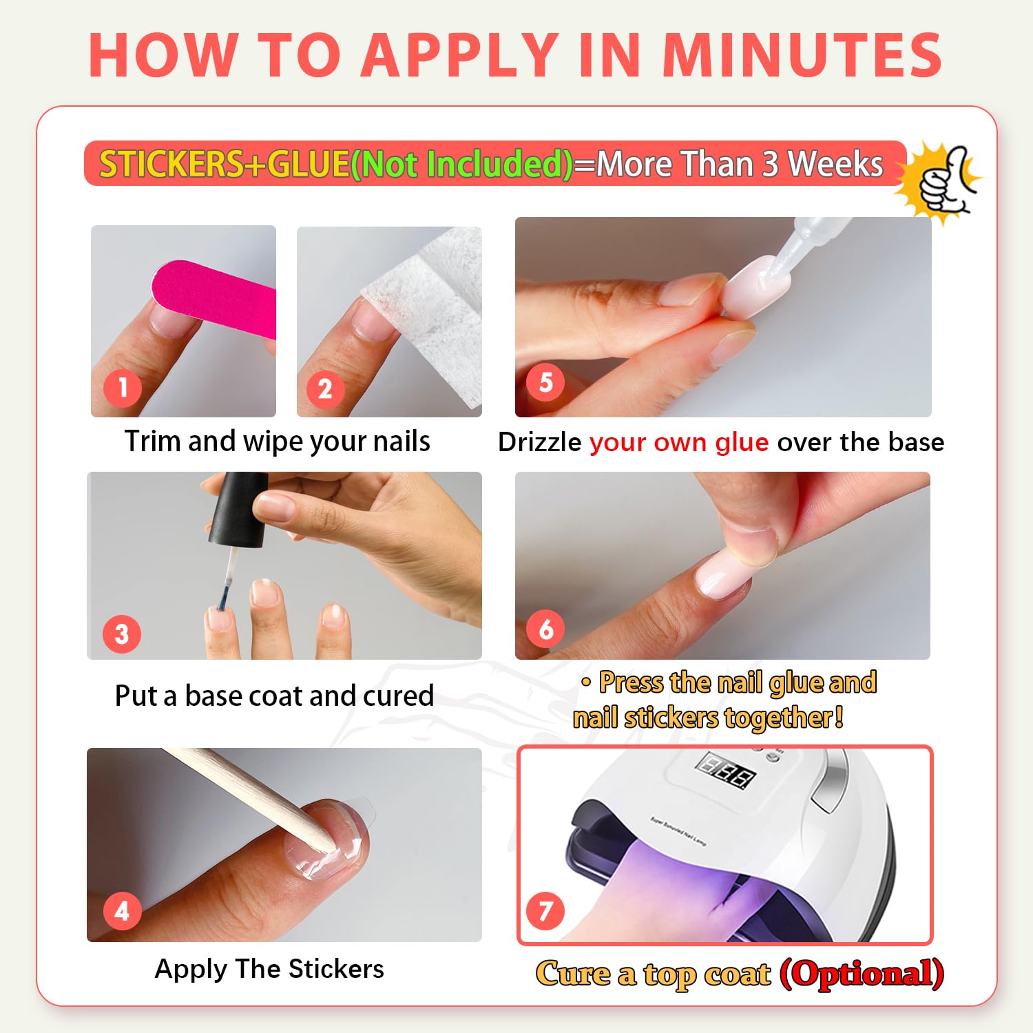 Uñas de gel reutilizables KQueenest, burdeos profundo, perfecto para otoño e invierno.