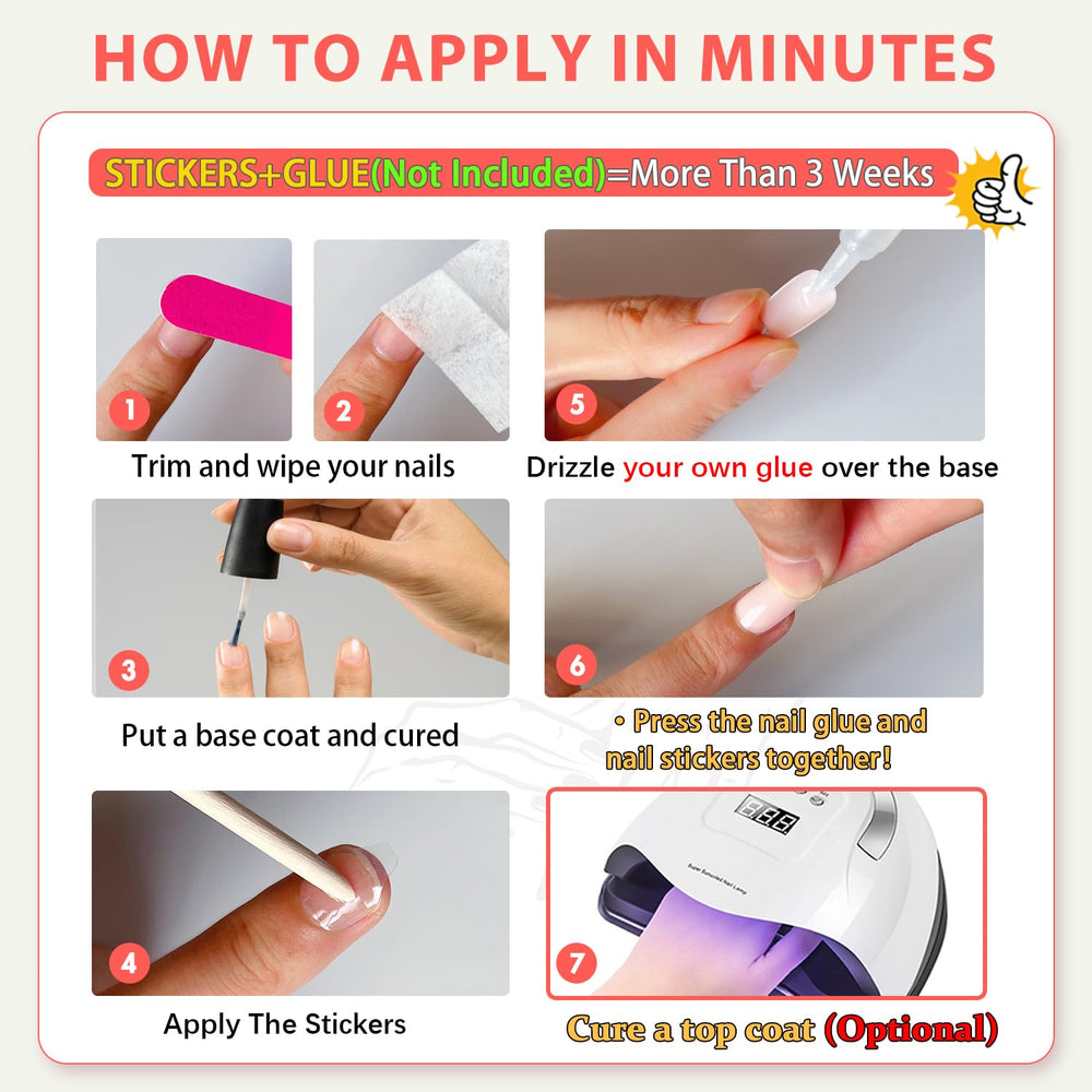 Uñas de gel reutilizables KQueenest, burdeos profundo, perfecto para otoño e invierno.