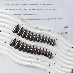 KQueenest uñas estiletto almendra, ajuste ergonómico y cómodo.