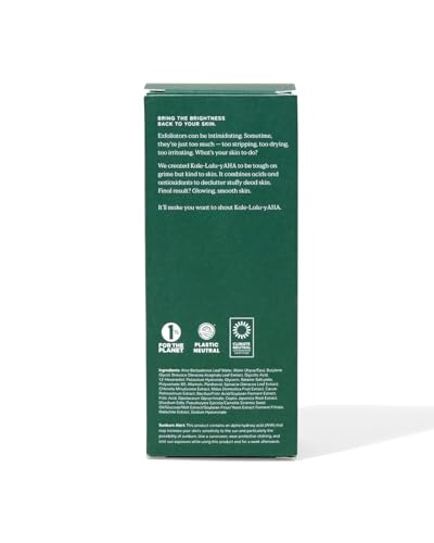 KraveBeauty Kale-Lalu-yAHA ayuda a poros limpios para una apariencia más uniforme.