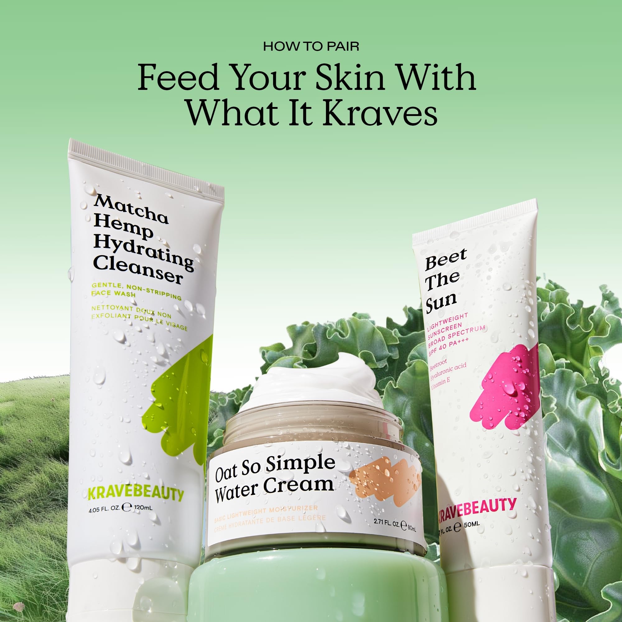 KraveBeauty Matcha Hemp Hydrating Cleanser Duo: certificado libre de crueldad, sin pruebas en animales.