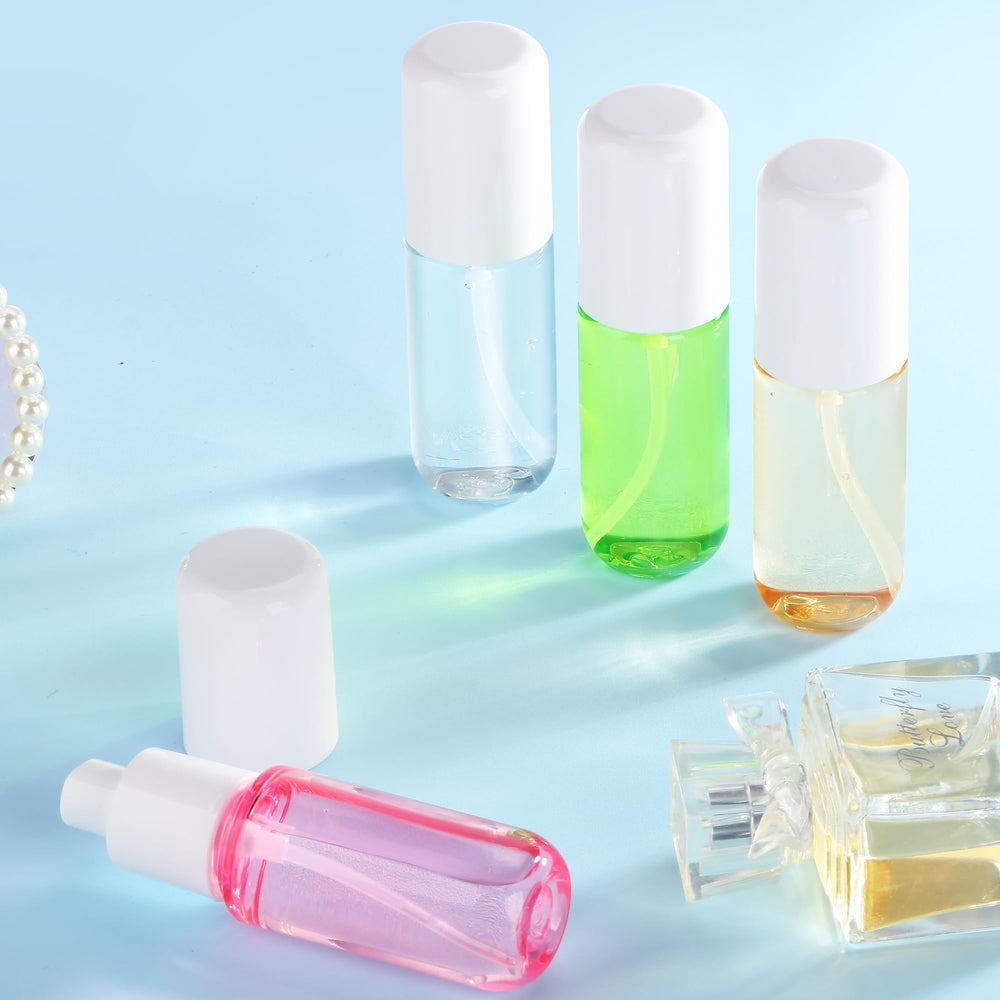 KREMORV atomizadores de plástico recargables, prácticos para cosméticos.