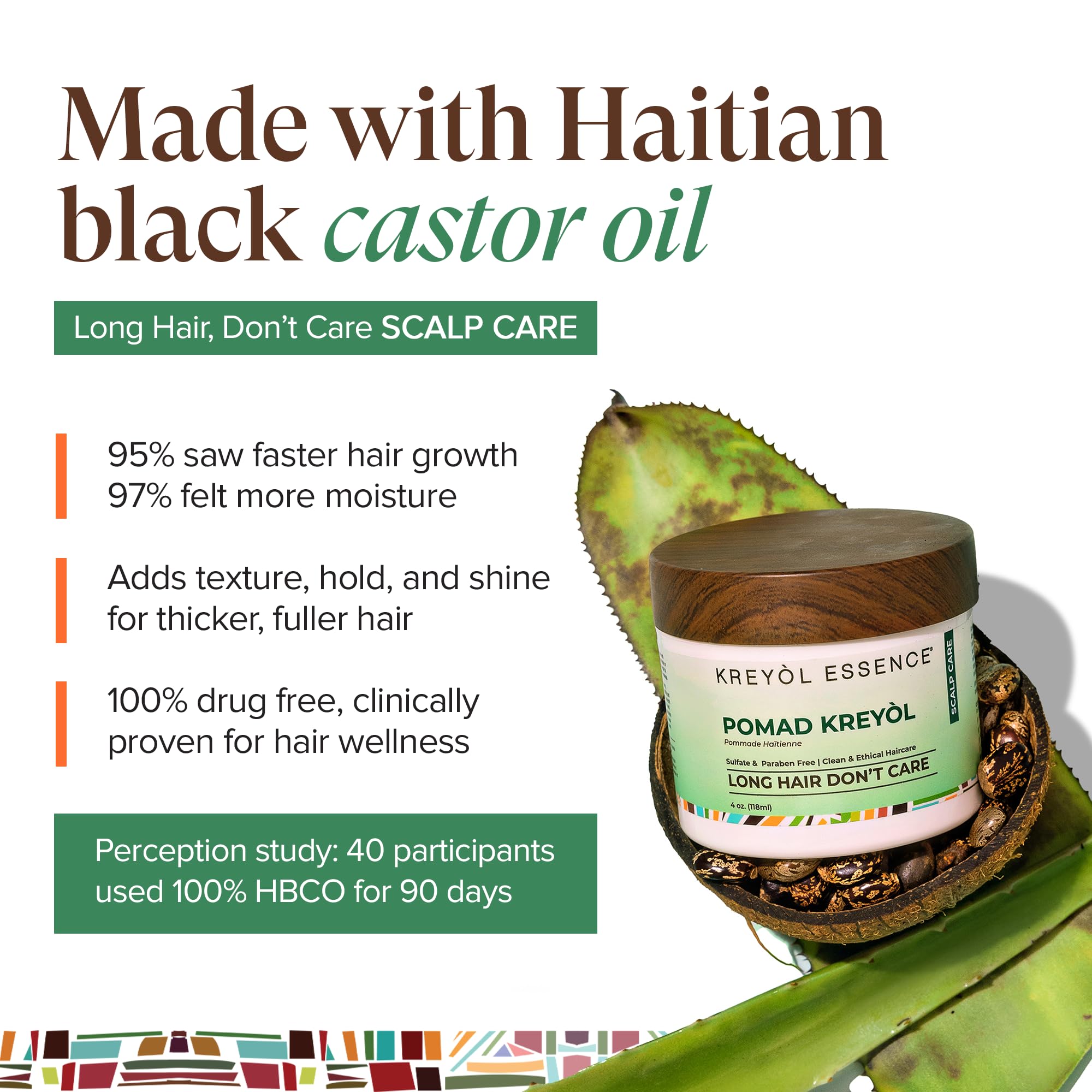 Kreyol Essence hecho-en-Haití, origen auténtico para el cuidado diario del cabello.