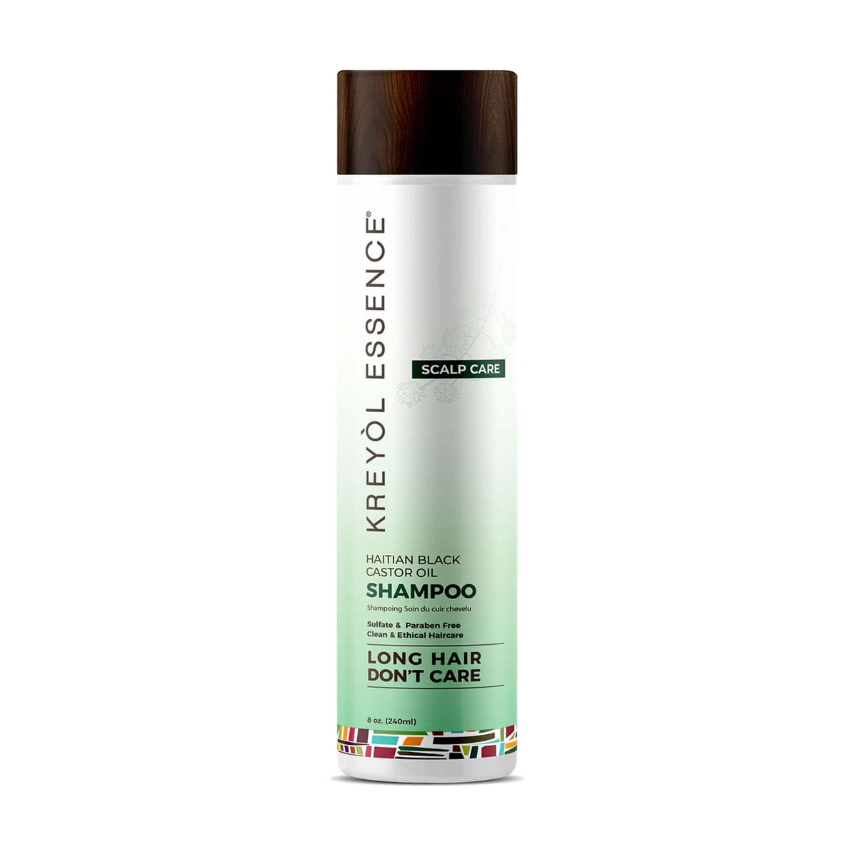 Kreyol Essence Let it Glow Shampoo bottle showing a hydrating formula