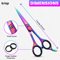 Krisp Beauty tijeras de acero inoxidable para uso diario y durabilidad