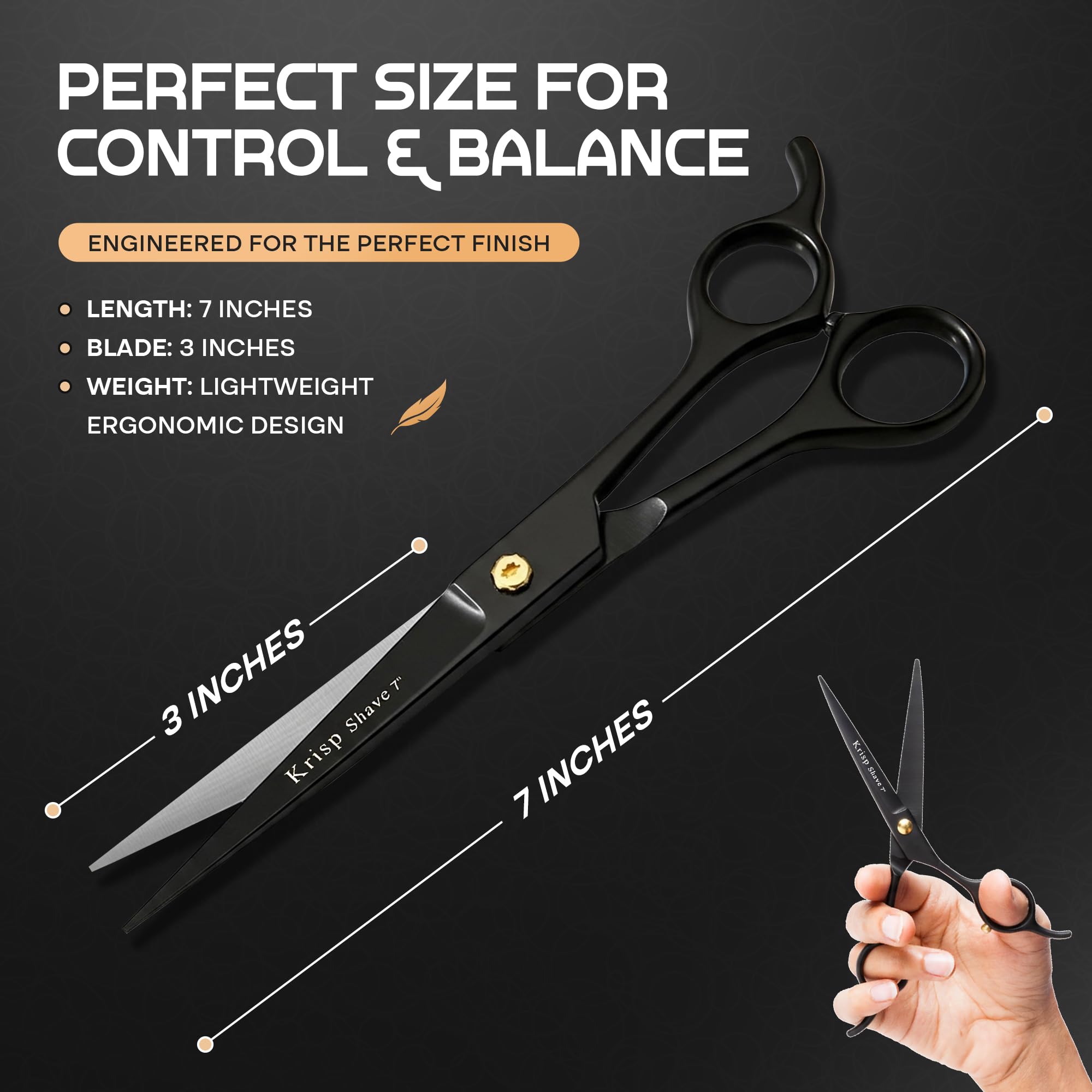 Krisp Shave KSP-786 mango ergonómico para agarre cómodo