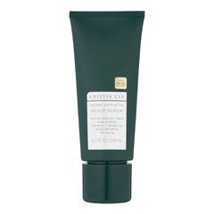 Kristin Ess Exfoliante para cuero cabelludo, botella visible, limpieza suave y detox diario.